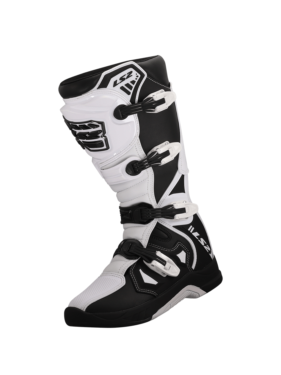 LS2 RAPTOR MAN BOOTS BLACK WHITE LS2 RAPTOR MAN BOOTS BLACK WHITE