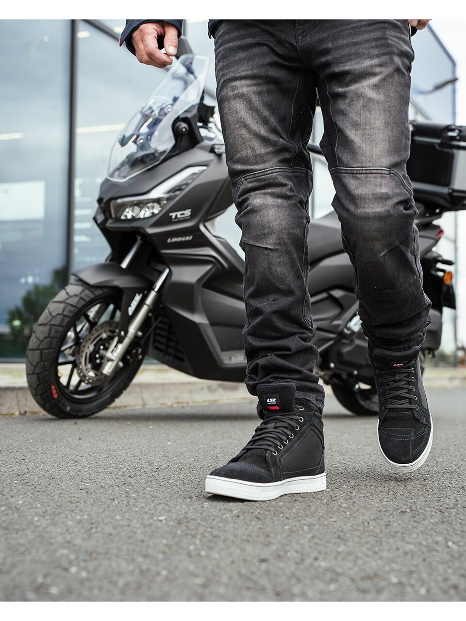 LS2 DORON MAN BOOTS BLACK 2 LS2 DORON MAN BOOTS BLACK 2