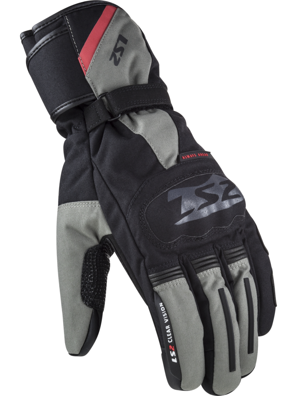 LS2 SNOW MAN GLOVES BLACK GREY LS2 SNOW MAN GLOVES BLACK GREY