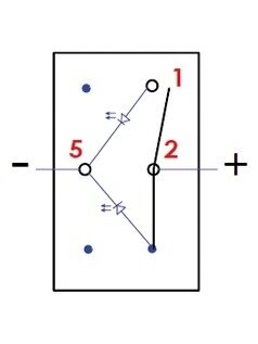 Marina R switch without toggle ON-OFF 1