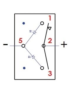 Marina R switch without toggle ON-OFF-(ON) 1 Marina R switch without toggle ON-OFF-(ON) 1