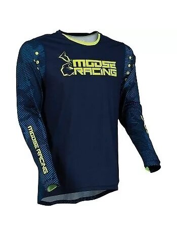 MARŠKINĖLIAI MOOSE RACING SOFT-GOODS AGROID BLUE