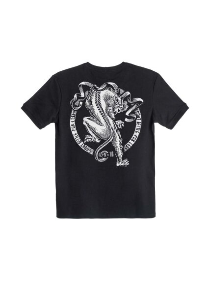 MARŠKINĖLIAI PANDO MOTO MIKE TIGER JUODI UNISEX MARŠKINĖLIAI PANDO MOTO MIKE TIGER JUODI UNISEX