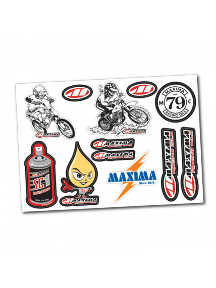 MAXIMA Decal Sheet - Maxima Vintage / Size 8.5" x 6" (22cm x 15.5cm) MAXIMA Decal Sheet - Maxima Vintage / Size 8.5" x 6" (22cm x 15.5cm)