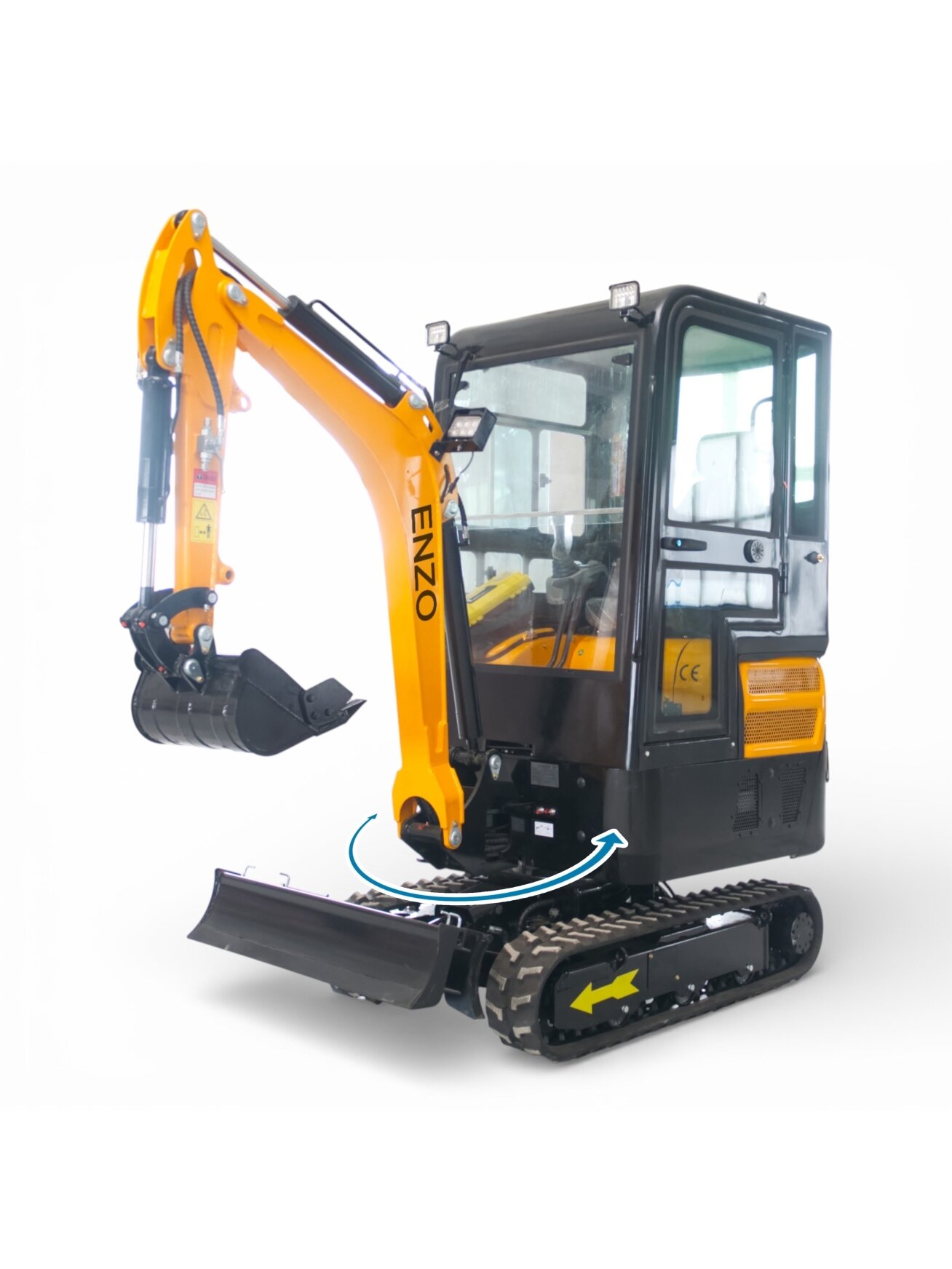 Mini Ekskavatorius ENZO HT-20 PRO, Kubota D902 (su kabina) 1 Mini Ekskavatorius ENZO HT-20 PRO, Kubota D902 (su kabina) 1