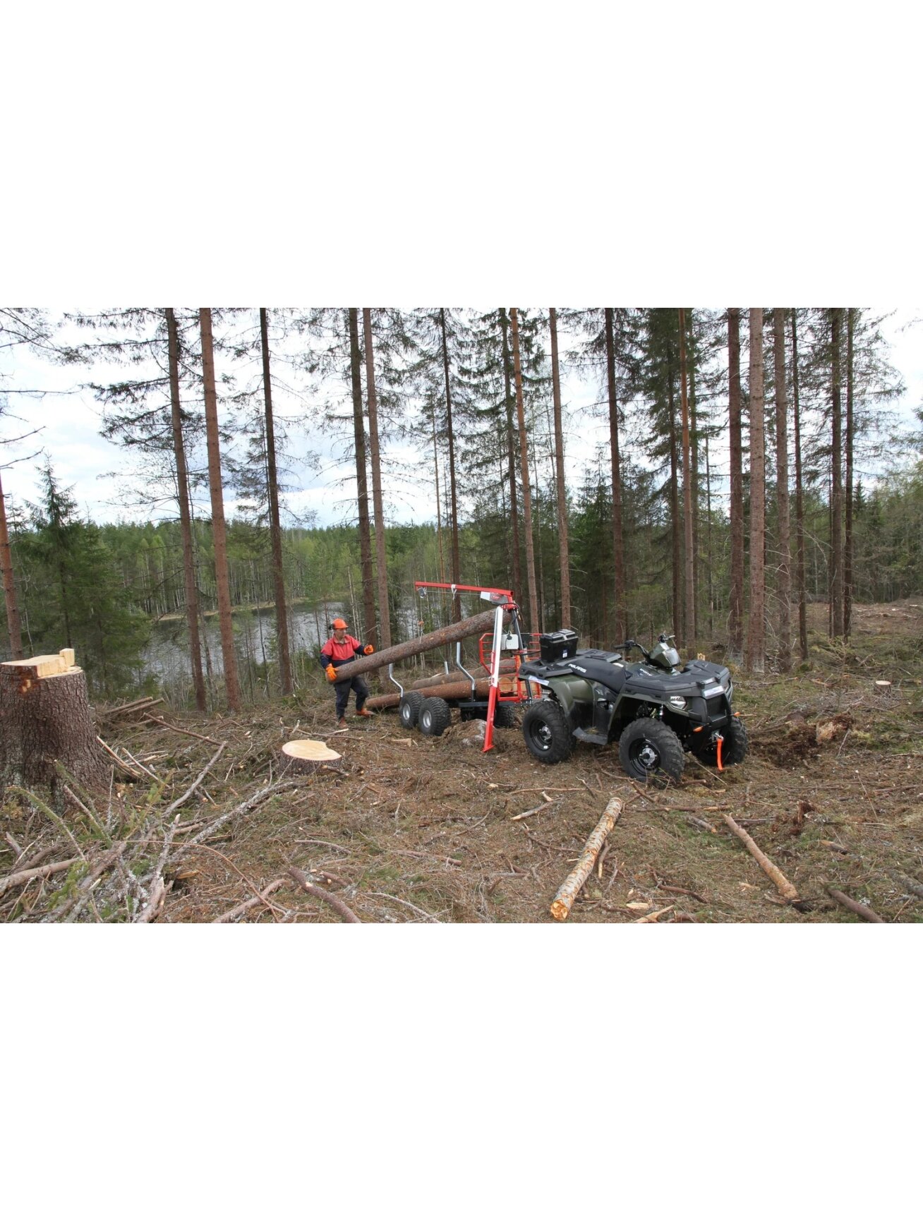 Ultratec Timber trailer 8 Ultratec Timber trailer 8