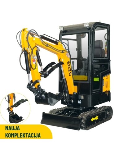Mini Ekskavatorius ENZO HT-10B, Koop KD192FC (su kabina)