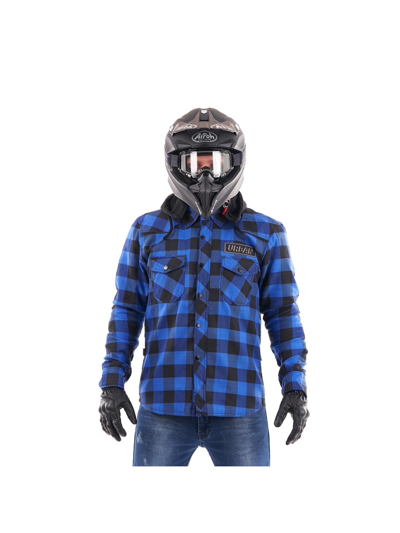 MOTO MARŠKINIAI DRAGONFLY STREETFIGTER MĖLYNI UNISEX MOTO MARŠKINIAI DRAGONFLY STREETFIGTER MĖLYNI UNISEX