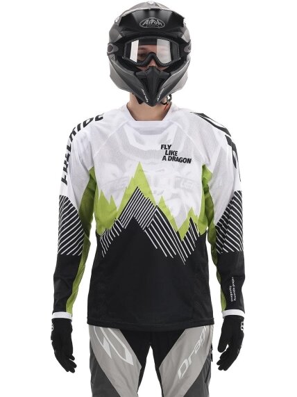 MOTO MARŠKINĖLIAI DRAGONFLY ENDURO FREERIDE BALTA/ JUODA MOTO MARŠKINĖLIAI DRAGONFLY ENDURO FREERIDE BALTA/ JUODA