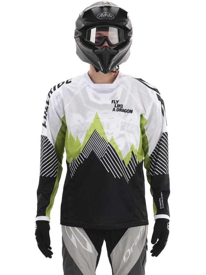 MOTO MARŠKINĖLIAI DRAGONFLY ENDURO FREERIDE BALTA/ JUODA MOTO MARŠKINĖLIAI DRAGONFLY ENDURO FREERIDE BALTA/ JUODA