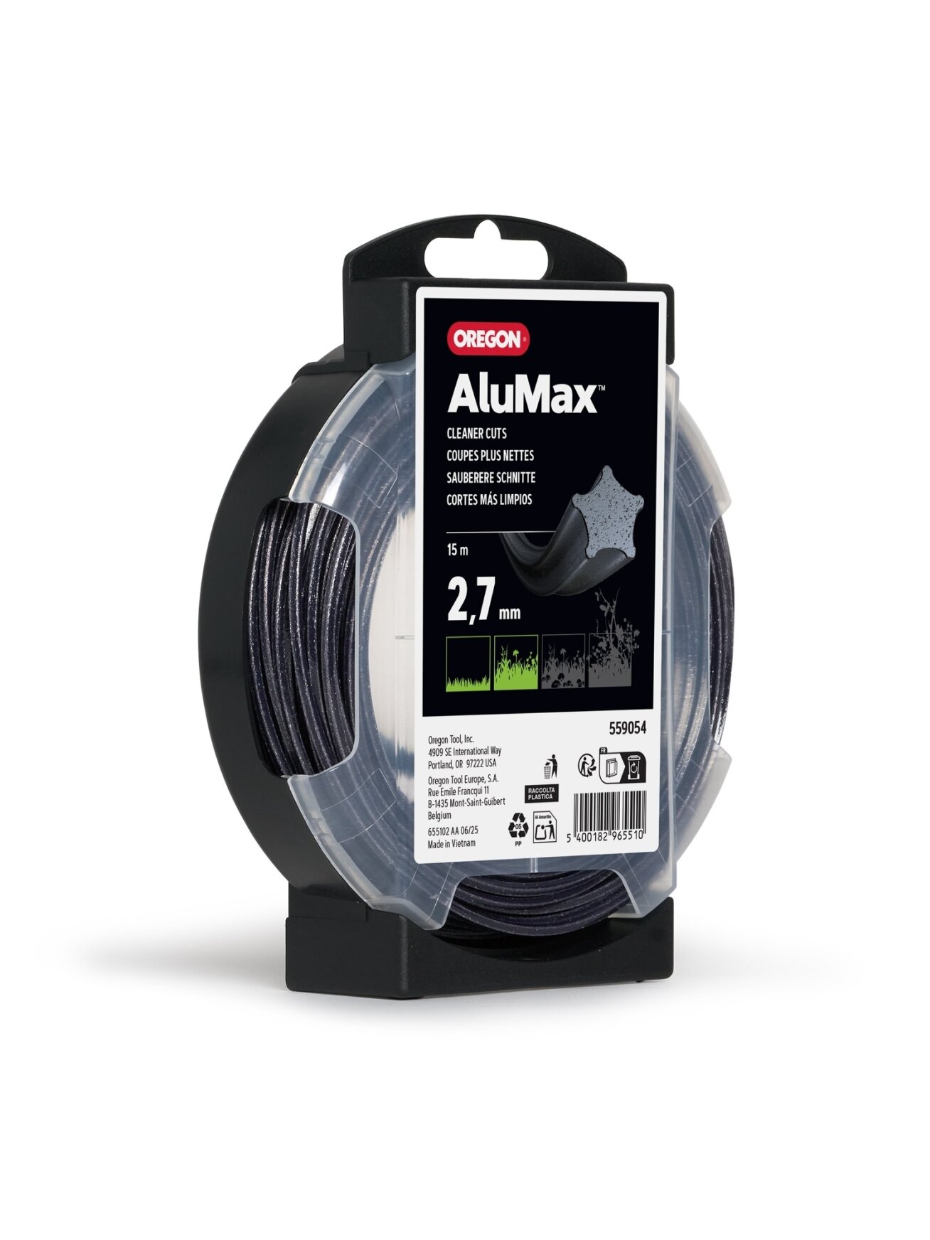 Oregon AluMax pjovimo valas 2,7mm/15m 1 Oregon AluMax pjovimo valas 2,7mm/15m 1