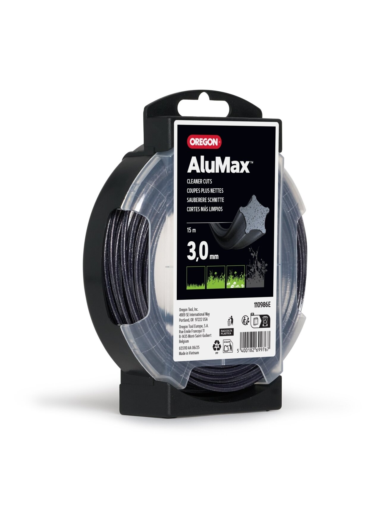 Oregon AluMax pjovimo valas 3,0mm/15m 1 Oregon AluMax pjovimo valas 3,0mm/15m 1