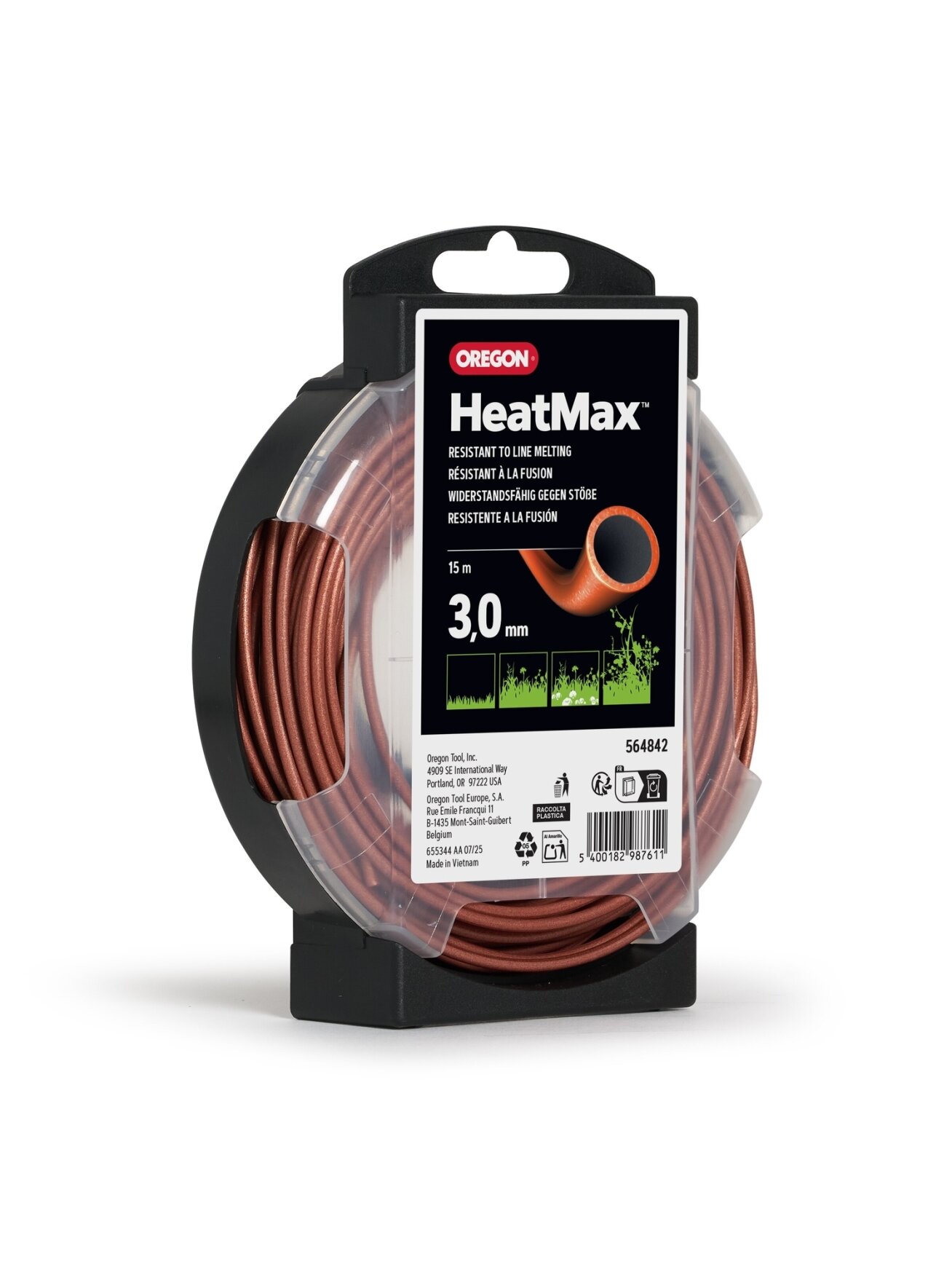 Oregon HeatMax pjovimo valas 3,0mm/15m 1 Oregon HeatMax pjovimo valas 3,0mm/15m 1