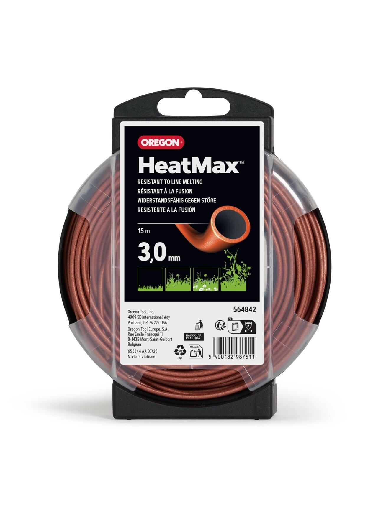 Oregon HeatMax pjovimo valas 3,0mm/15m Oregon HeatMax pjovimo valas 3,0mm/15m