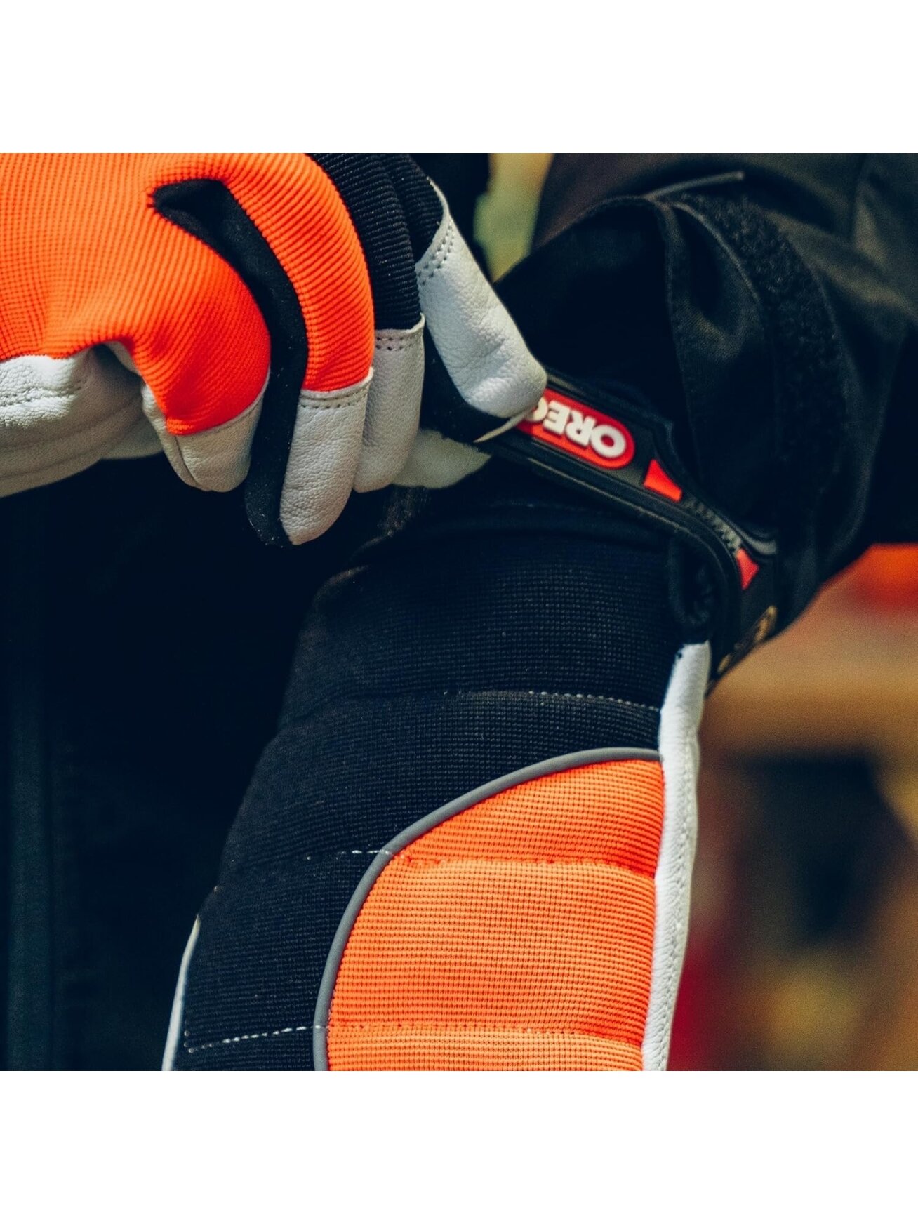 Oregon Protect PRO Hi-Vis pjūklininko pirštinės 4 Oregon Protect PRO Hi-Vis pjūklininko pirštinės 4