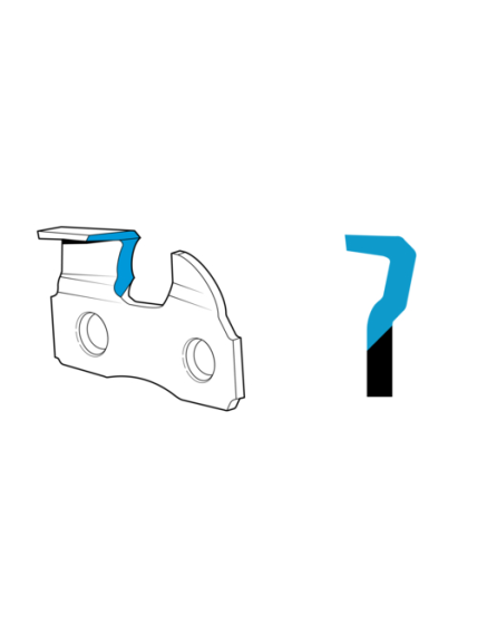 Oregon pjovimo grandinė 91P052E - 1,3 mm/52 nareliai/apvaliu kampu 2