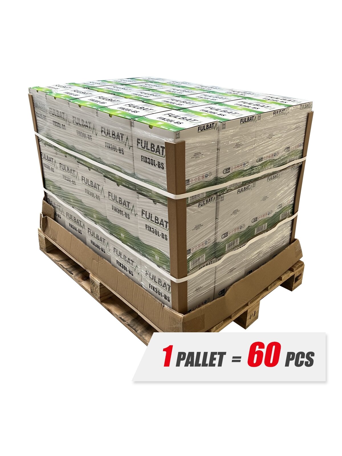 PALLET 60 PCS FULBAT Battery 12V/30Ah FIX30L-BS (YTX30L-BS) SEGWAY, CF MOTO, POLARIS, HARLEY DAVIDSO