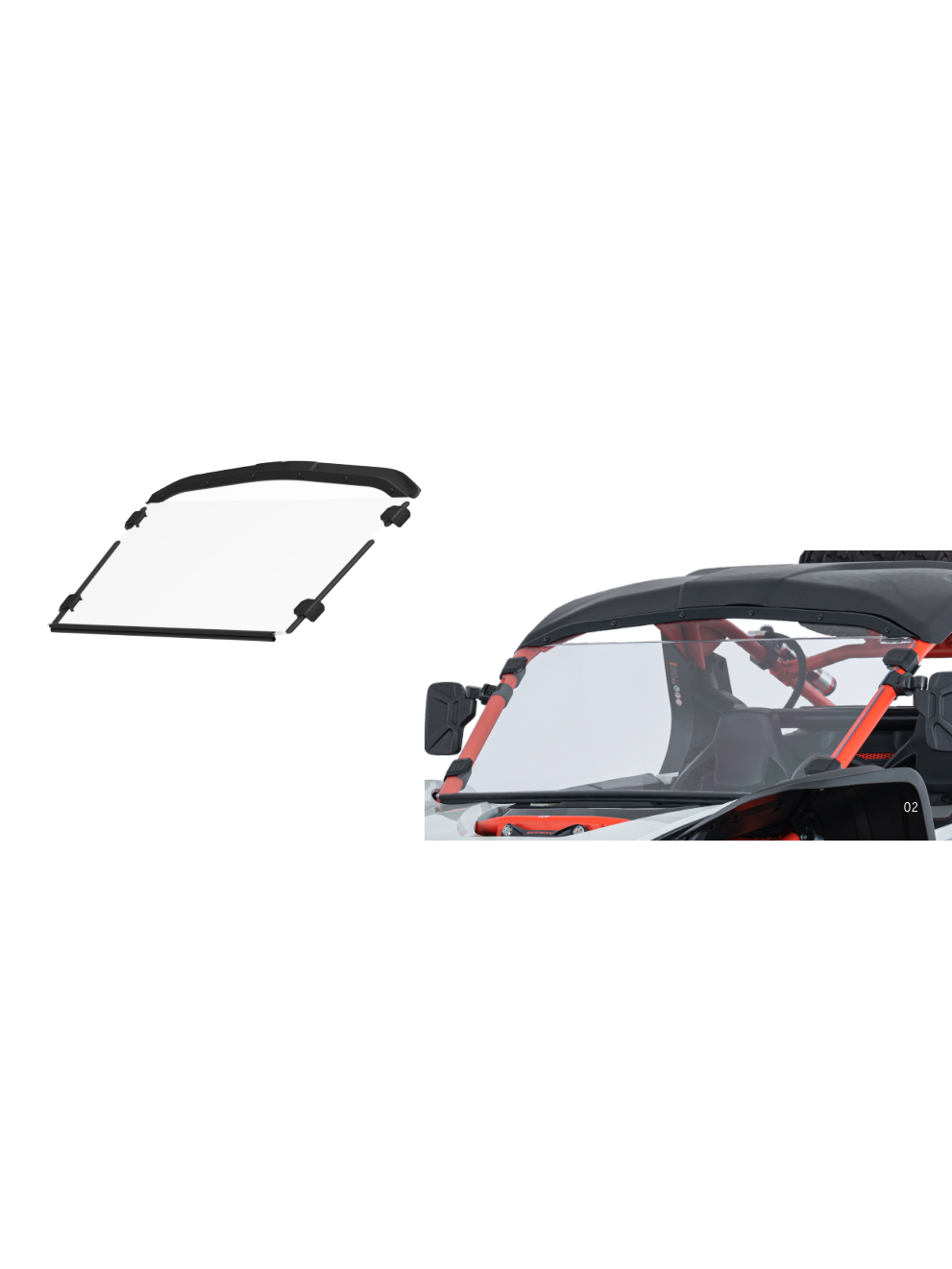PC Front Windshield Segway Villain SX10 PC Front Windshield Segway Villain SX10