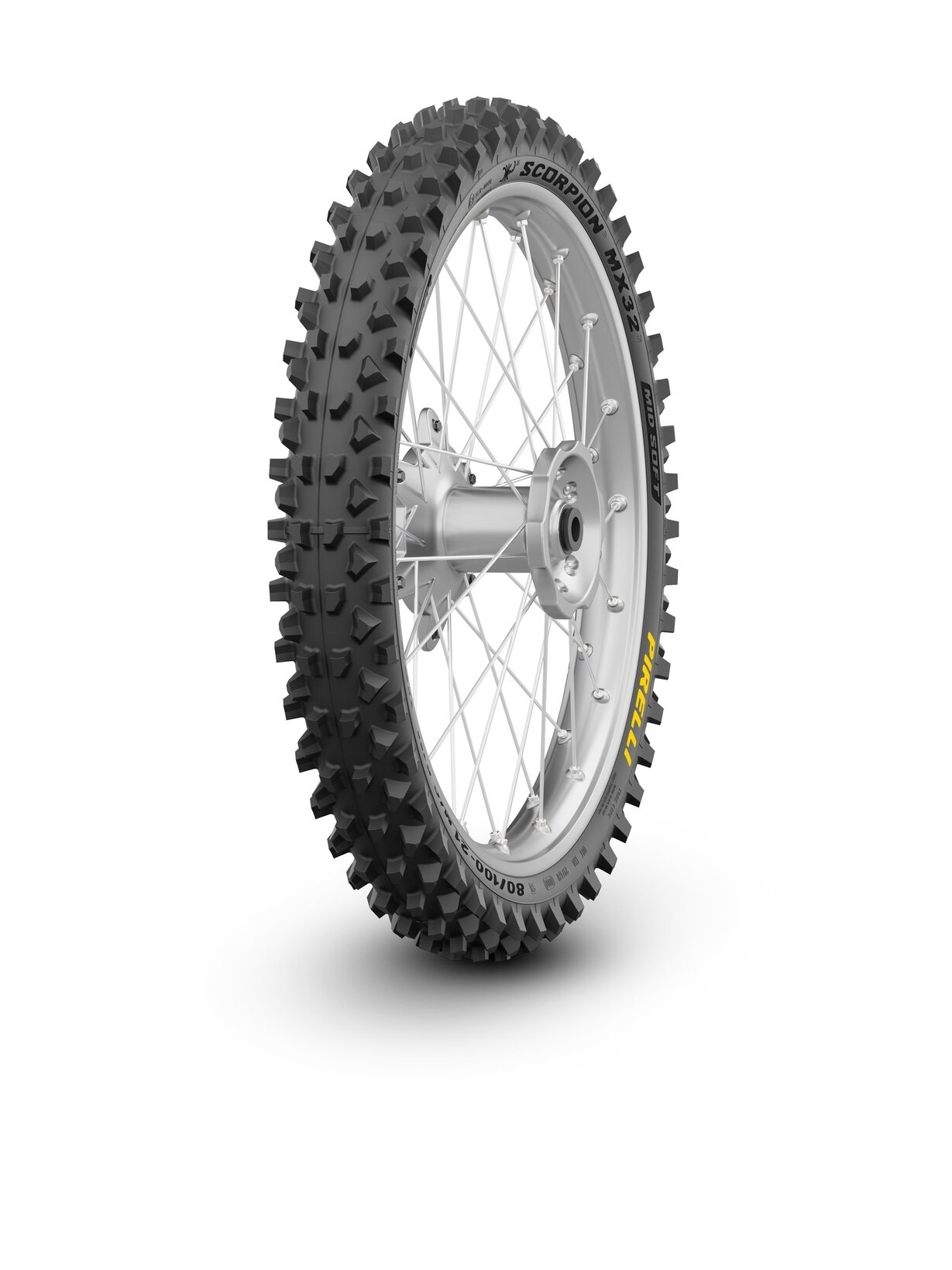 Pirelli New Scorpion MX32 Mid Soft 80/100-21 M/C 51M MST Fr 2 Pirelli New Scorpion MX32 Mid Soft 80/100-21 M/C 51M MST Fr 2
