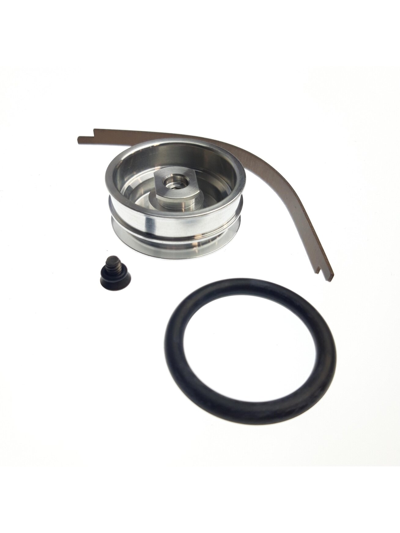 Piston Assembly: Floating(1.834 Bore) w/Std Temperature O-Ring, Max volume bleed and Piston Assembly: Floating(1.834 Bore) w/Std Temperature O-Ring, Max volume bleed and