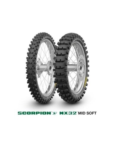Pirelli New Scorpion MX32 Mid Soft 100/90-19 NHS 57M Re