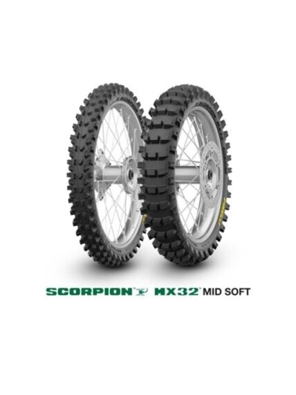 Pirelli New Scorpion MX32 Mid Soft 110/90-19 NHS 62M Re