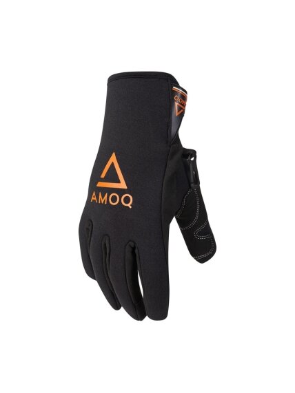 PIRŠTINĖS AMOQ NEOPRENE JUODA/ ORANŽINĖ PIRŠTINĖS AMOQ NEOPRENE JUODA/ ORANŽINĖ