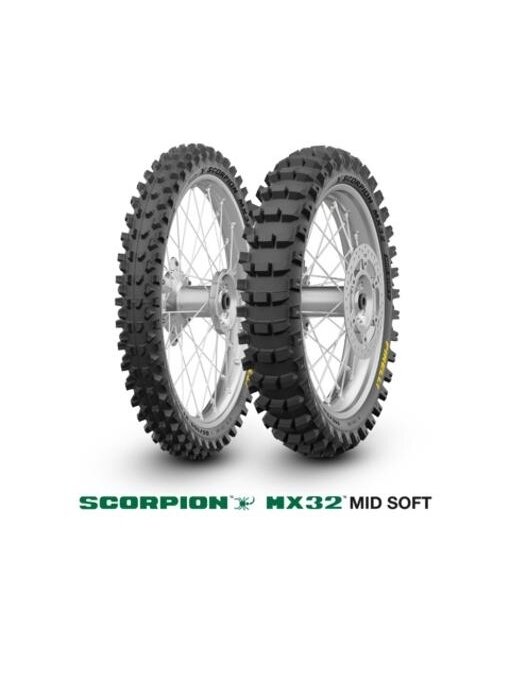 Pirelli New Scorpion MX32 Mid Soft 120/90-19 NHS 66M Re