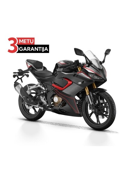QJMOTOR SRK 125R JUODA/RAUDONA QJMOTOR SRK 125R JUODA/RAUDONA