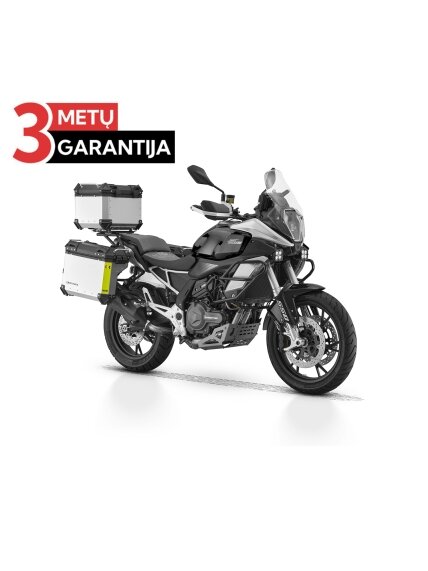 QJMOTOR SRT 600S SU DAIKTADĖŽĖMIS JUODA/SIDABRINĖ PILKA QJMOTOR SRT 600S SU DAIKTADĖŽĖMIS JUODA/SIDABRINĖ PILKA