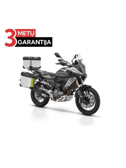 QJMOTOR SRT 600 SX SU DAIKTADĖŽĖMIS JUODA/SIDABRINĖ PILKA QJMOTOR SRT 600 SX SU DAIKTADĖŽĖMIS JUODA/SIDABRINĖ PILKA