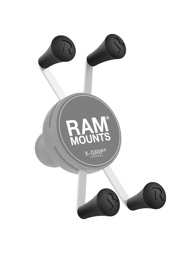 RAM MOUNT X-GRIP TELEFONO LAIKIKLIO APSAUGINĖS PAGALVĖLĖS (juodos)