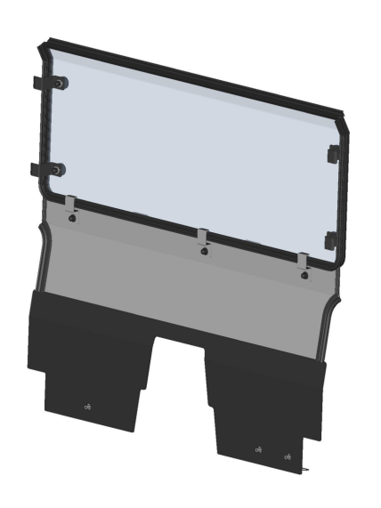 Rear panel for Cabin Goes UTV 700 Rear panel for Cabin Goes UTV 700