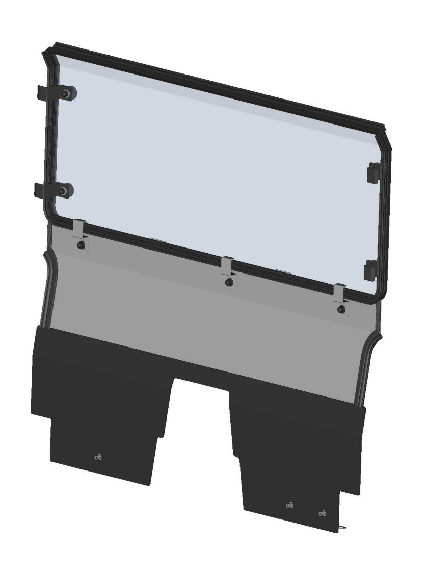 Rear panel for Cabin Goes UTV 700