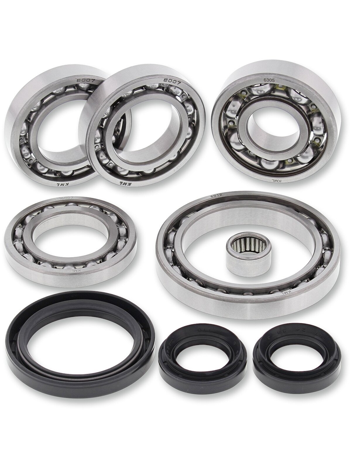 Riebokšlių ir guolių rinkinys galas Differential Bearing and Seal Kit Rear Can Am