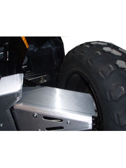 Ricochet ATV Polaris XP550/850 2009-19, Skidplate set with floorboard plates 1 Ricochet ATV Polaris XP550/850 2009-19, Skidplate set with floorboard plates 1