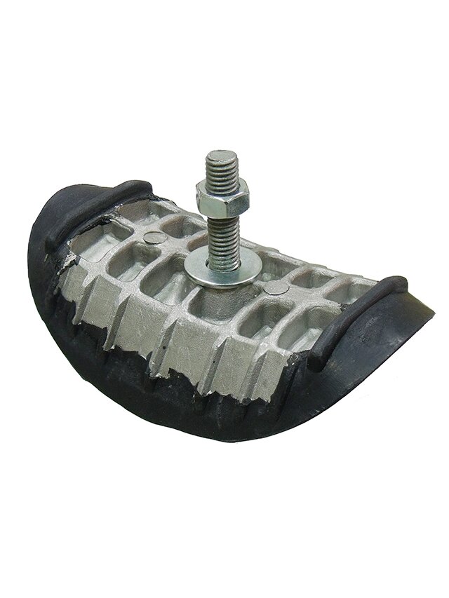 Rim lock 2.50 Aluminium/Rubber