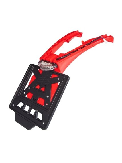 RTECH GALINIS LED ŽIBINTAS BETA MOTOCIKLAMS SU LAIKIKLIU RAUDONAS RTECH GALINIS LED ŽIBINTAS BETA MOTOCIKLAMS SU LAIKIKLIU RAUDONAS