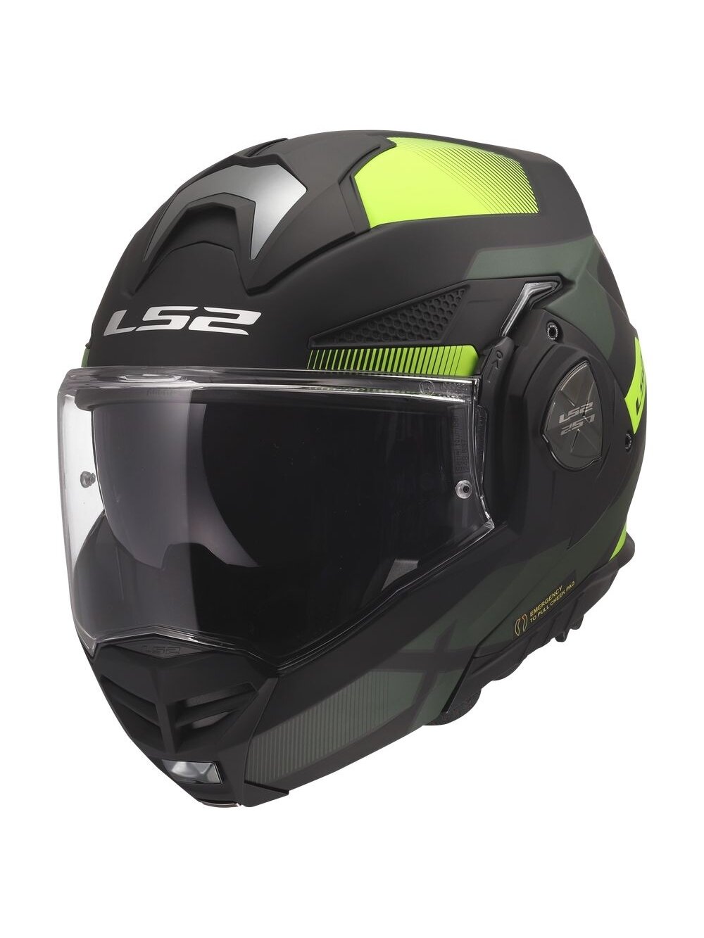 ŠALMAS LS2 FF901 ADVANT X NOVA – JUODA / HI-VIS GELTONA SPALVA