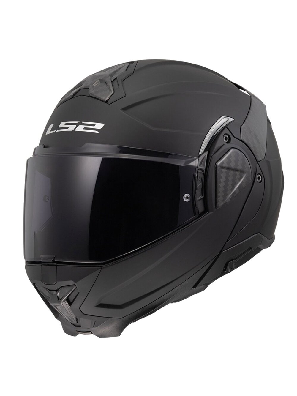 ŠALMAS LS2 FF910 ADVANT II SOLID – MATINĖ JUODA SPALVA