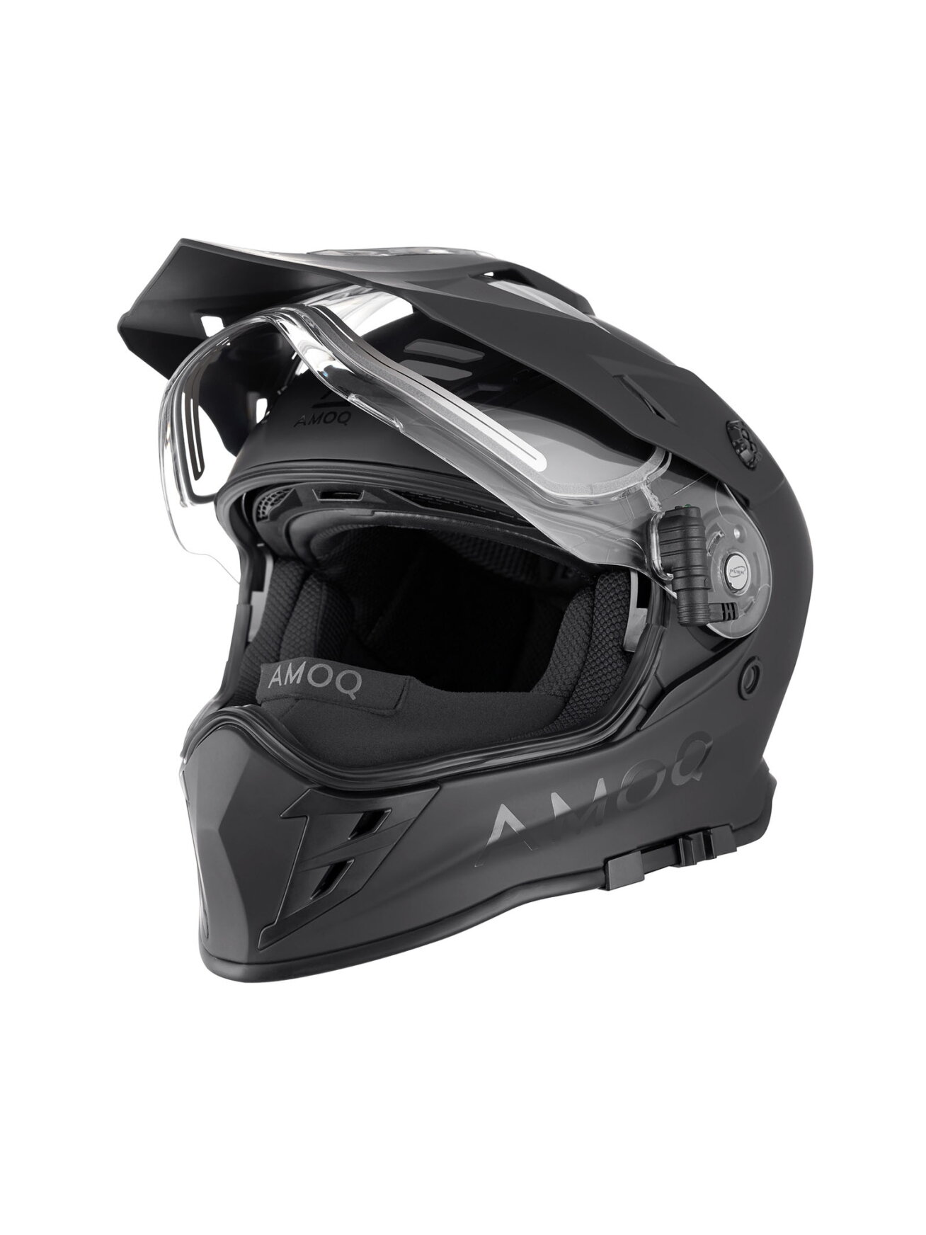AMOQ Adaptor Helmet Electric Visor Blackout