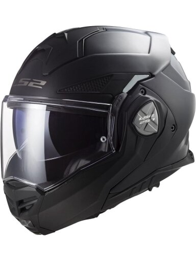 ŠALMAS LS2 FF901 ADVANT X SOLID – MATINĖ JUODA SPALVA