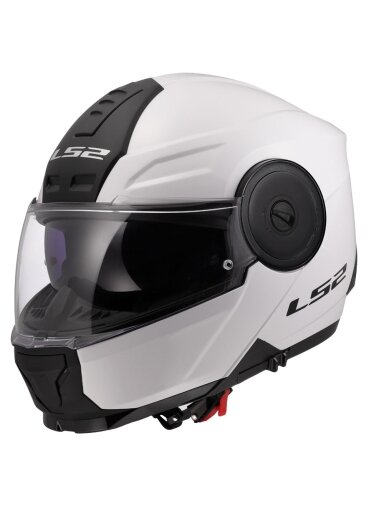 ŠALMAS LS2 FF902 SCOPE II SOLID – BLIZGI BALTA SPALVA