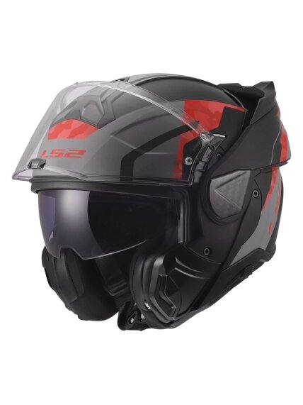 ŠALMAS LS2 FF910 ADVANT II GLIDE – JUODA / PILKA / RAUDONA SPALVA ŠALMAS LS2 FF910 ADVANT II GLIDE – JUODA / PILKA / RAUDONA SPALVA
