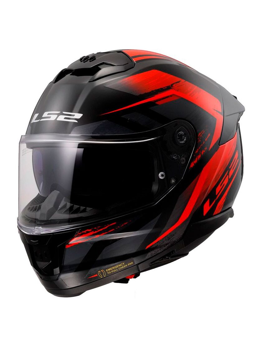 ŠALMAS LS2 FF808 STREAM II FURY – JUODA / RAUDONA ŠALMAS LS2 FF808 STREAM II FURY – JUODA / RAUDONA