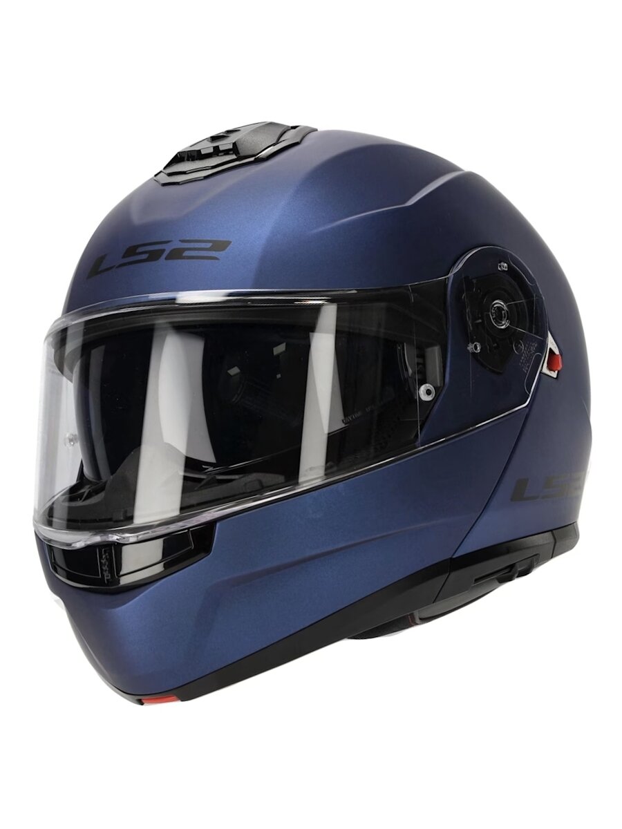 ŠALMAS LS2 FF908 STROBE II SOLID – MATINĖ TAMSIAI MĖLYNA SPALVA