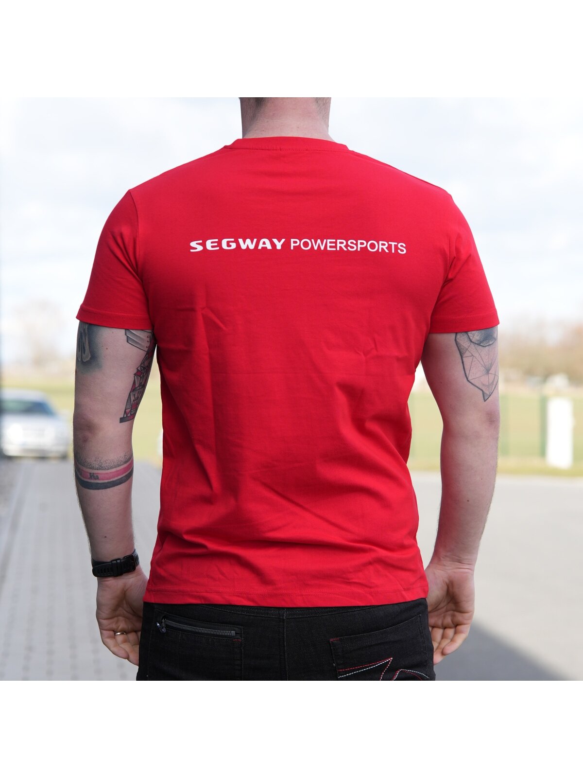 SEGWAY POWERSPORTS Red Men T-shirt 1