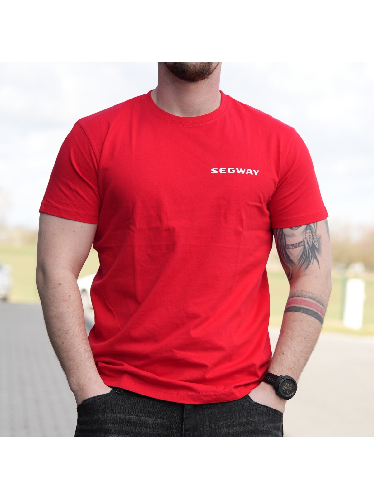 SEGWAY POWERSPORTS Red Men T-shirt SEGWAY POWERSPORTS Red Men T-shirt