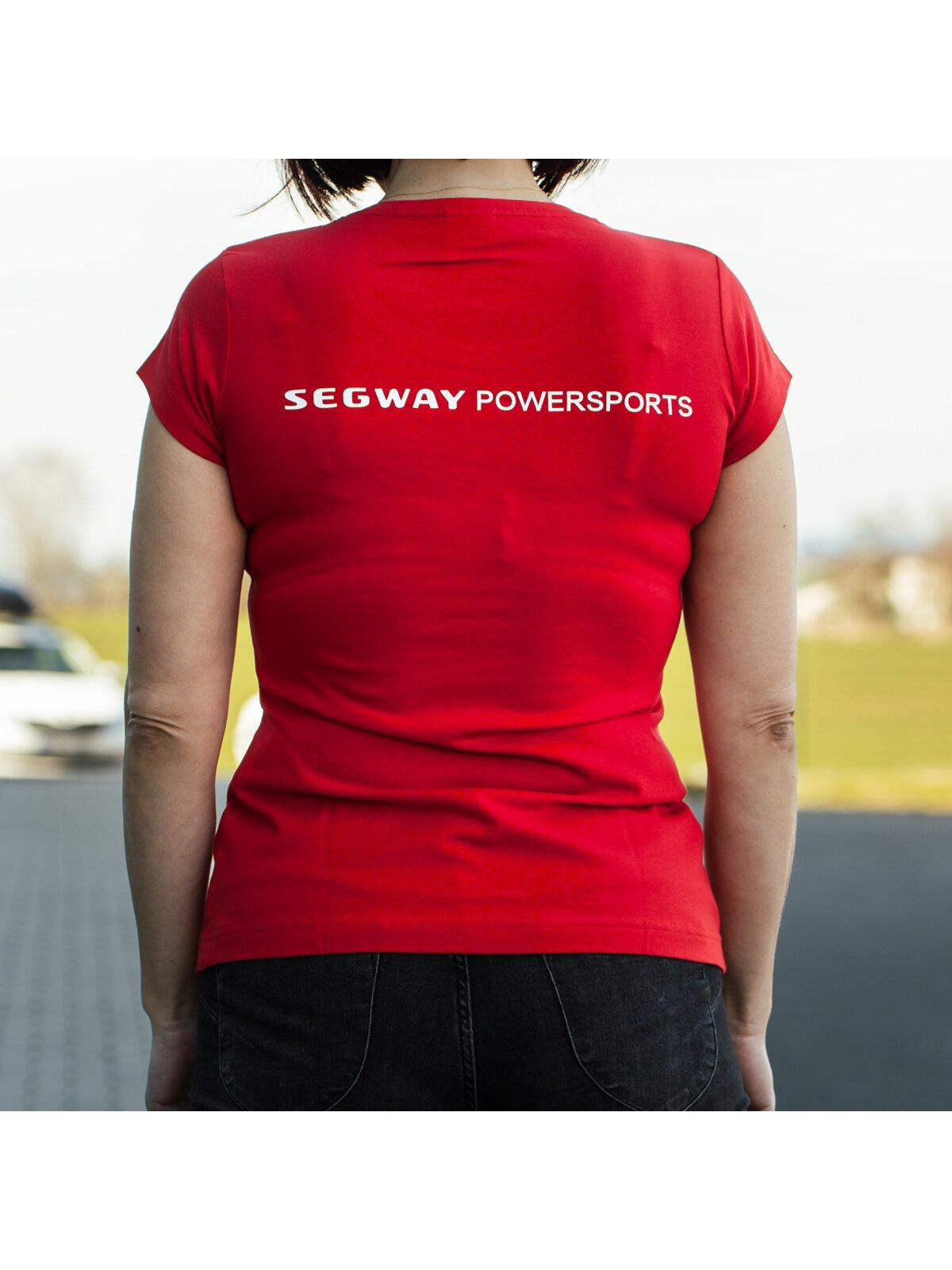 SEGWAY POWERSPORTS Red Women T-shirt 1