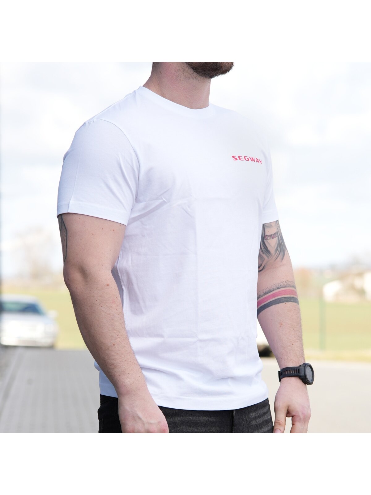 SEGWAY POWERSPORTS White Men T-shirt 1 SEGWAY POWERSPORTS White Men T-shirt 1